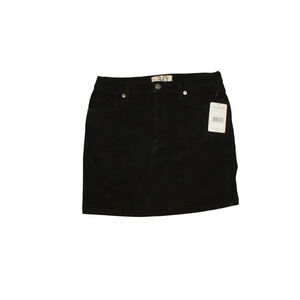 NWT Free People Womens "Worn Black" Denim Mini Skirt MSRP $68  Size 30